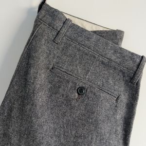 J Crew 484 Slim pants in salt and pepper twill